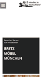 Mobile Screenshot of bretzstore-muenchen.de